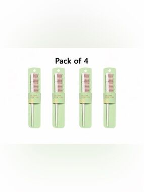 Pack of 4 Tail Comb Rat Tail Styling Sectioning Comb